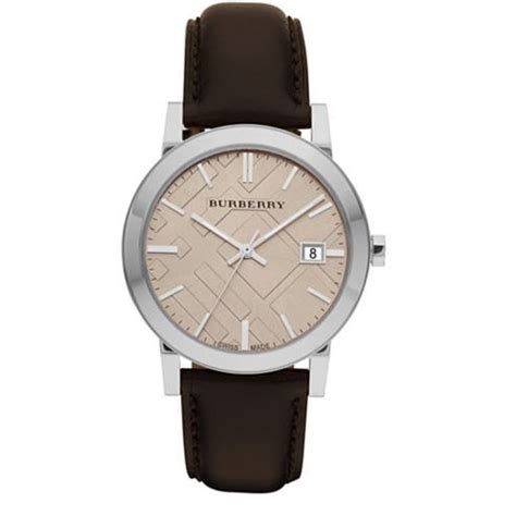 orologi burberry uomo bu9011|Burberry Men's Dial Leather Band Watch .